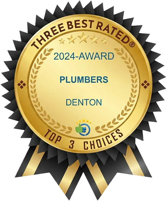 Three Best Rated 2024 Award — Top 3 Choices for plumbers in Denton